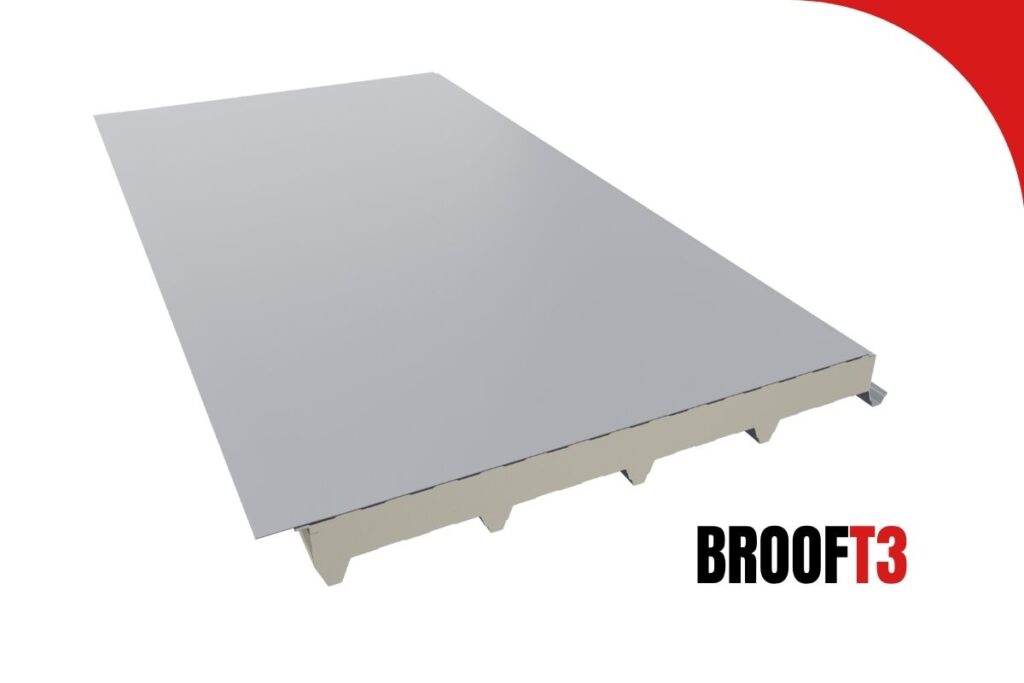 Render del pannello PENTA FLAGON con "BROOF (T3)"